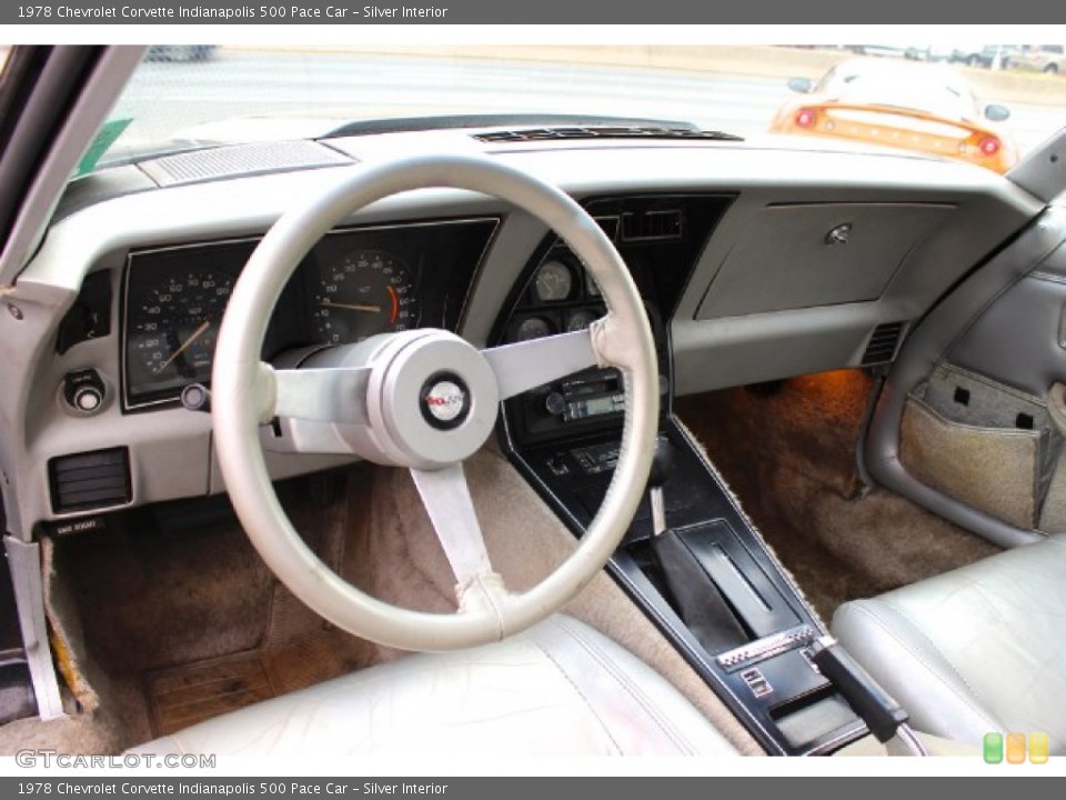 Silver 1978 Chevrolet Corvette Interiors