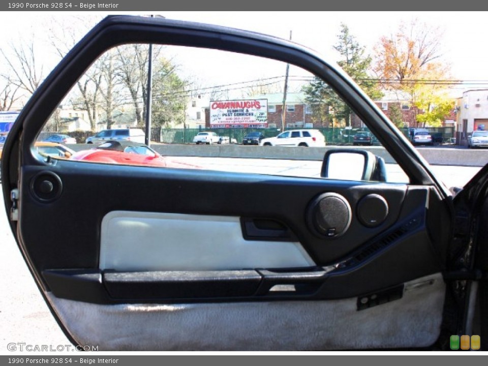 Beige Interior Door Panel for the 1990 Porsche 928 S4 #88851763