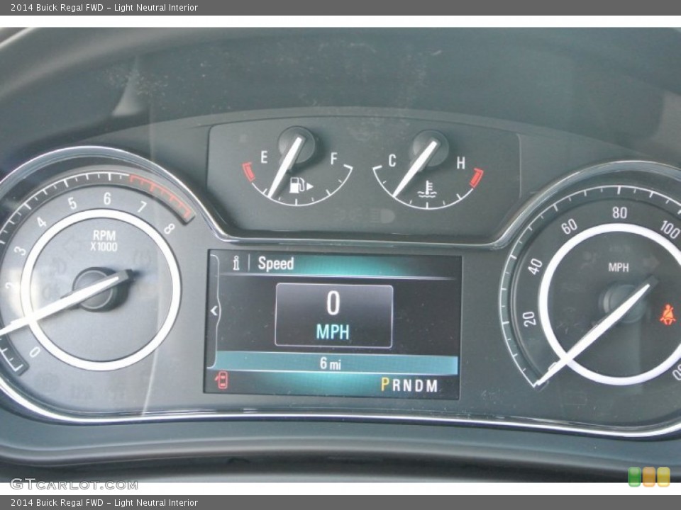 Light Neutral Interior Gauges for the 2014 Buick Regal FWD #88853308