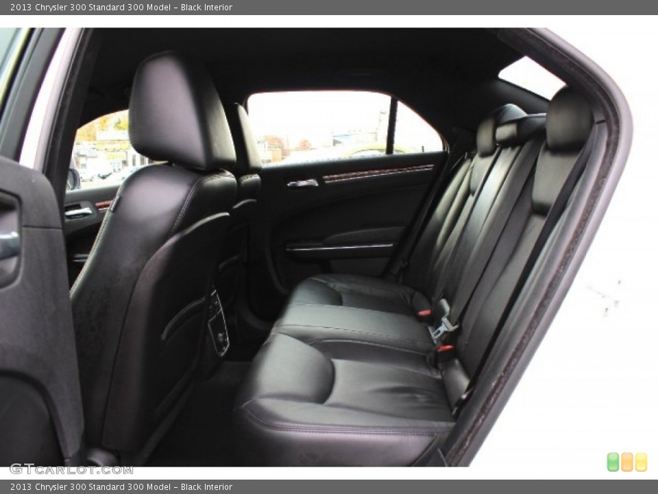 Black Interior Rear Seat for the 2013 Chrysler 300  #88853422