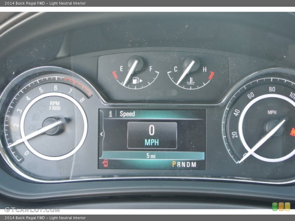 Light Neutral Interior Gauges for the 2014 Buick Regal FWD #88853716
