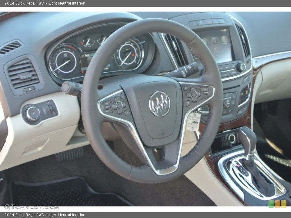 Light Neutral Interior Steering Wheel for the 2014 Buick Regal FWD #88853839