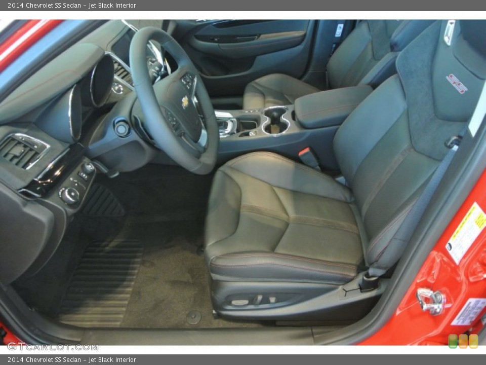 Jet Black Interior Front Seat for the 2014 Chevrolet SS Sedan #88854277