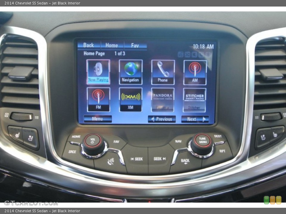 Jet Black Interior Controls for the 2014 Chevrolet SS Sedan #88854349