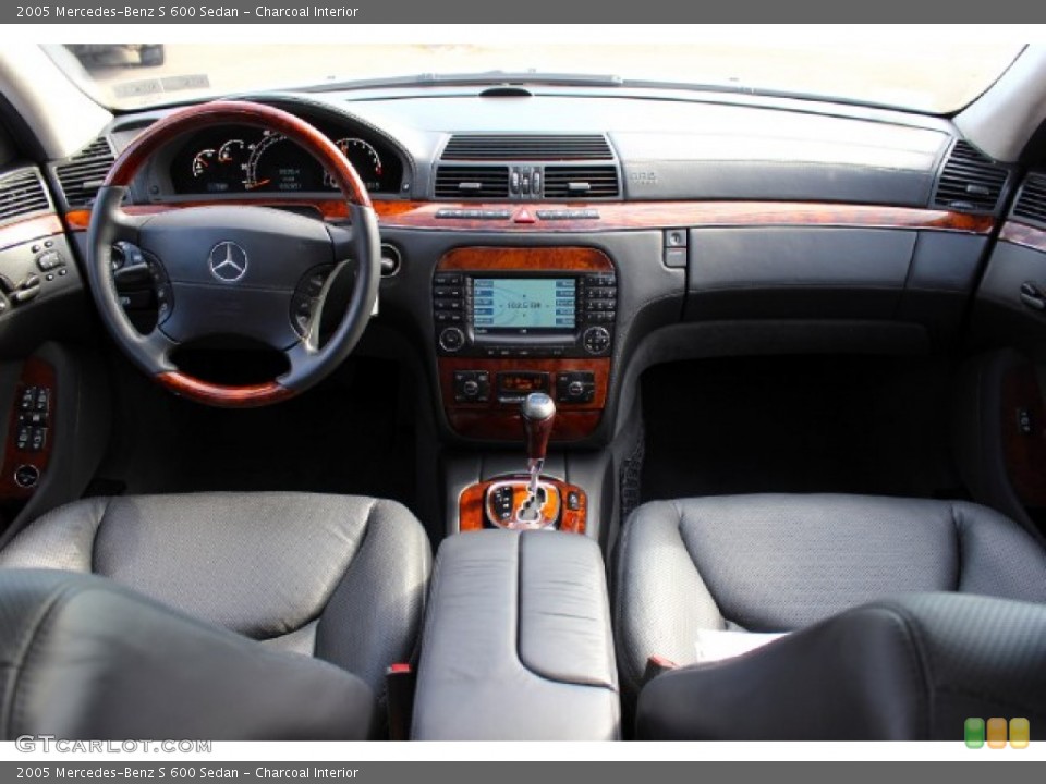 Charcoal Interior Dashboard for the 2005 Mercedes-Benz S 600 Sedan #88854610