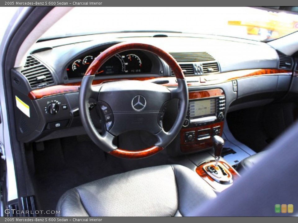 Charcoal Interior Dashboard for the 2005 Mercedes-Benz S 600 Sedan #88854689