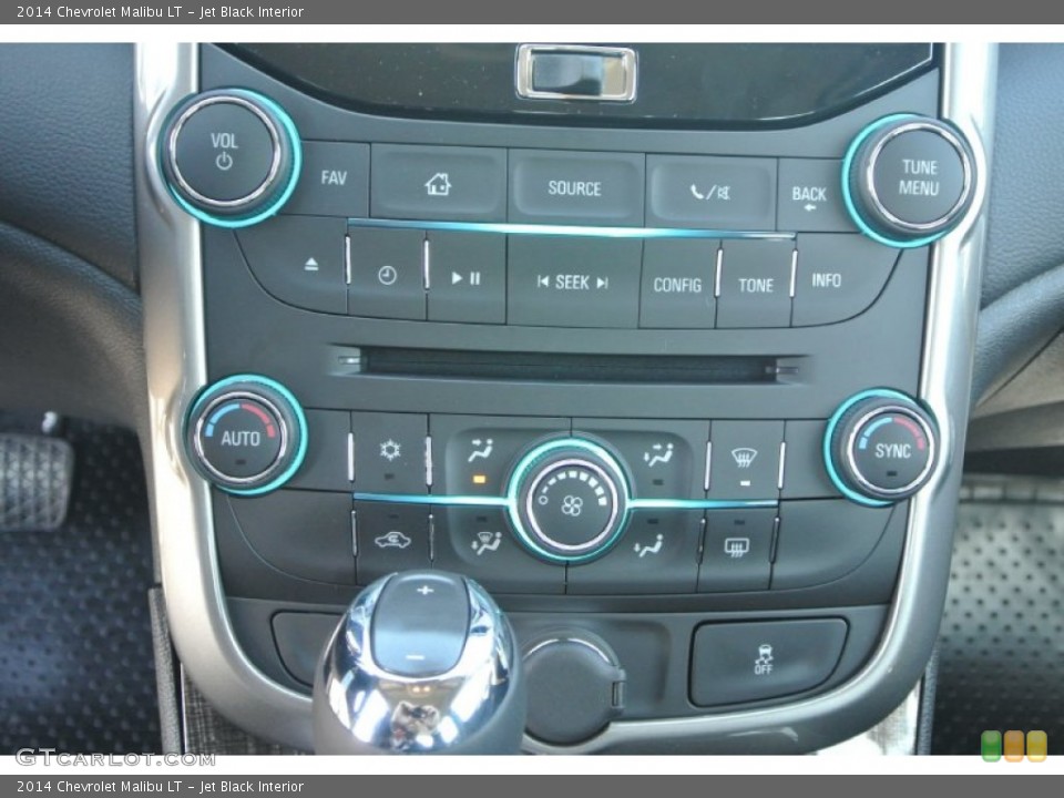 Jet Black Interior Controls for the 2014 Chevrolet Malibu LT #88855702