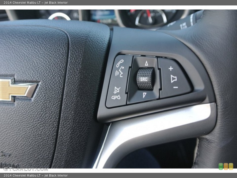 Jet Black Interior Controls for the 2014 Chevrolet Malibu LT #88855723