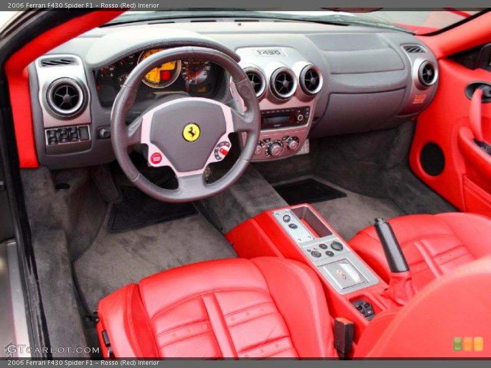 Rosso (Red) Interior Prime Interior for the 2006 Ferrari F430 Spider F1 #88857439