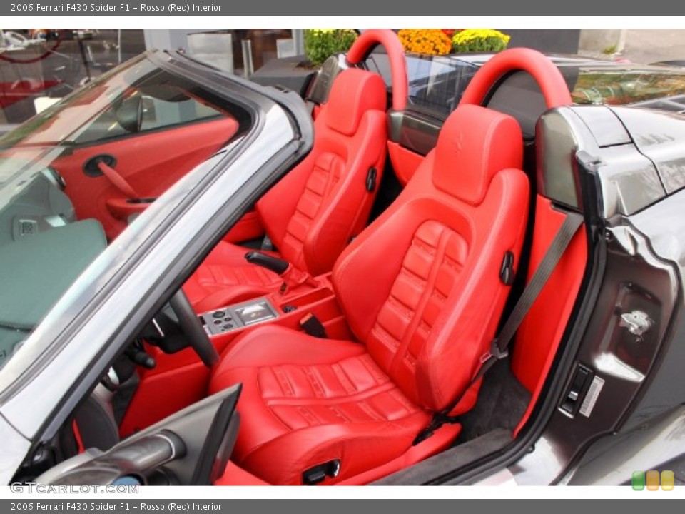 Rosso (Red) Interior Front Seat for the 2006 Ferrari F430 Spider F1 #88857451