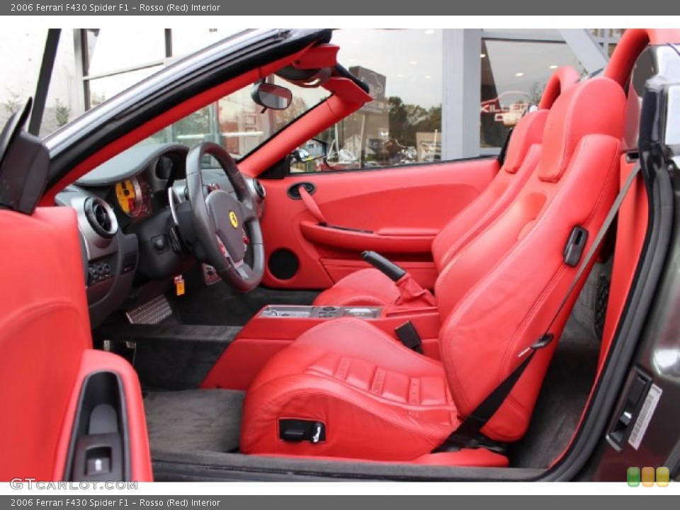 Rosso Red Interior Front Seat For The 2006 Ferrari F430