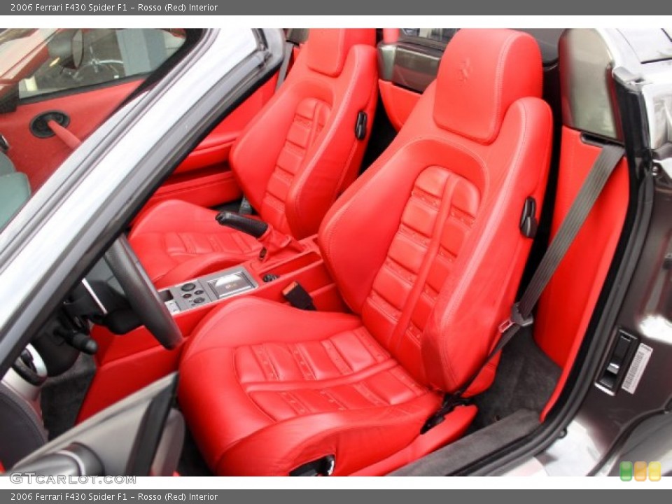 Rosso (Red) Interior Front Seat for the 2006 Ferrari F430 Spider F1 #88857532