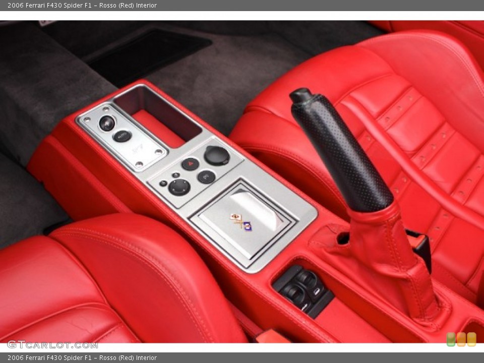Rosso (Red) Interior Controls for the 2006 Ferrari F430 Spider F1 #88857601