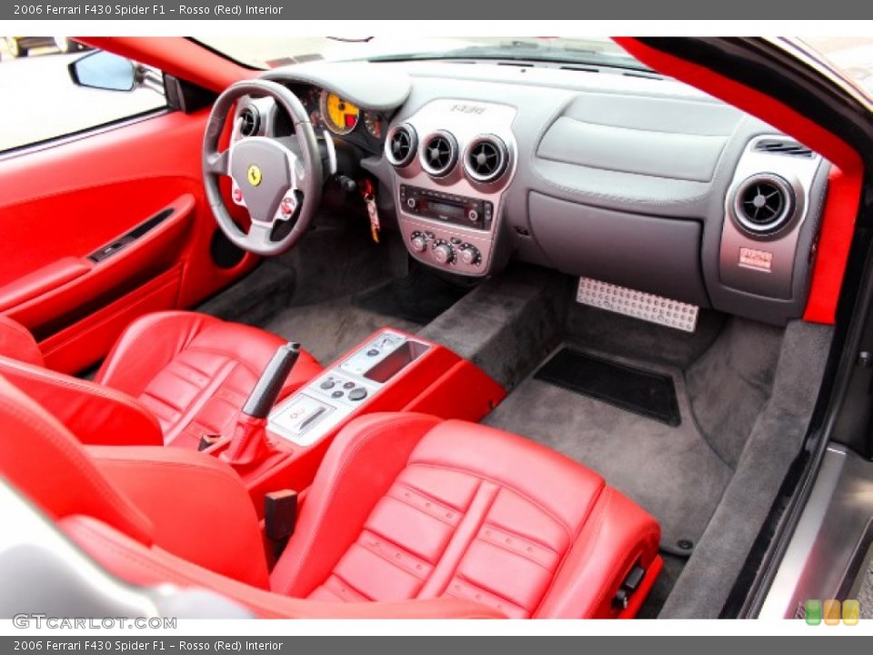 Rosso (Red) Interior Dashboard for the 2006 Ferrari F430 Spider F1 #88857637