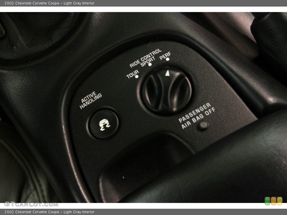 Light Gray Interior Controls for the 2002 Chevrolet Corvette Coupe #88859248