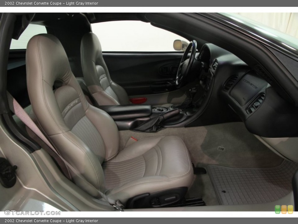 Light Gray Interior Front Seat for the 2002 Chevrolet Corvette Coupe #88859257