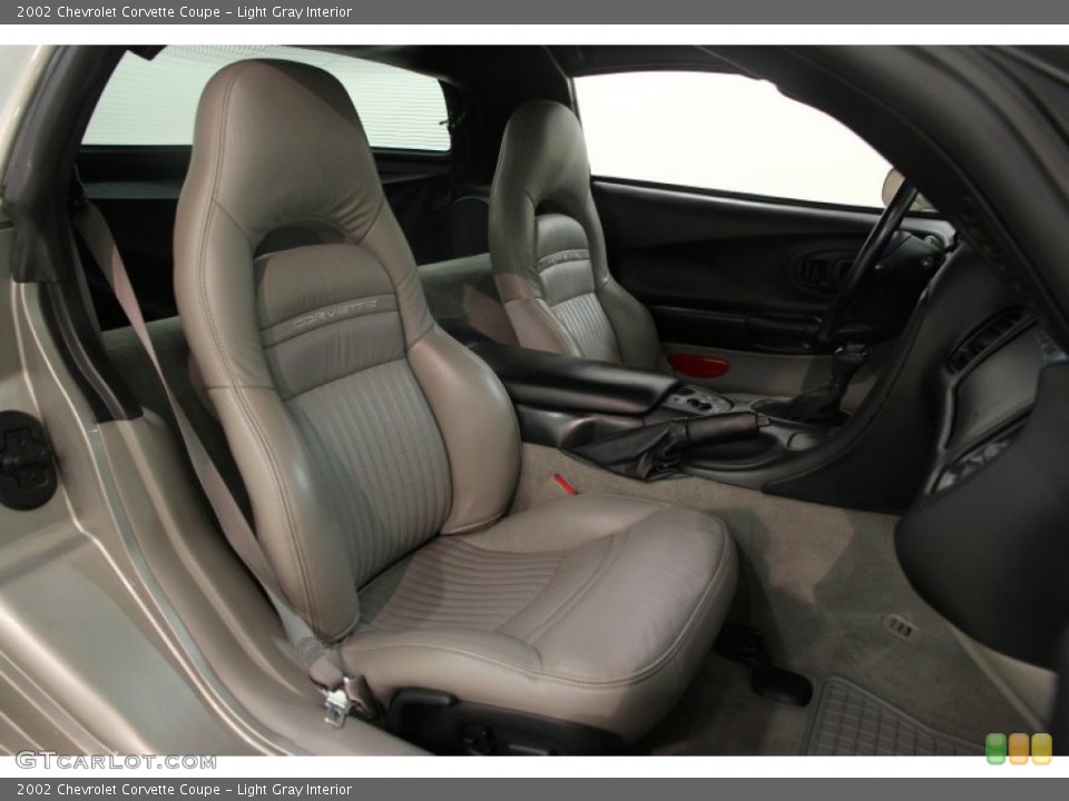 Light Gray Interior Front Seat for the 2002 Chevrolet Corvette Coupe #88859272