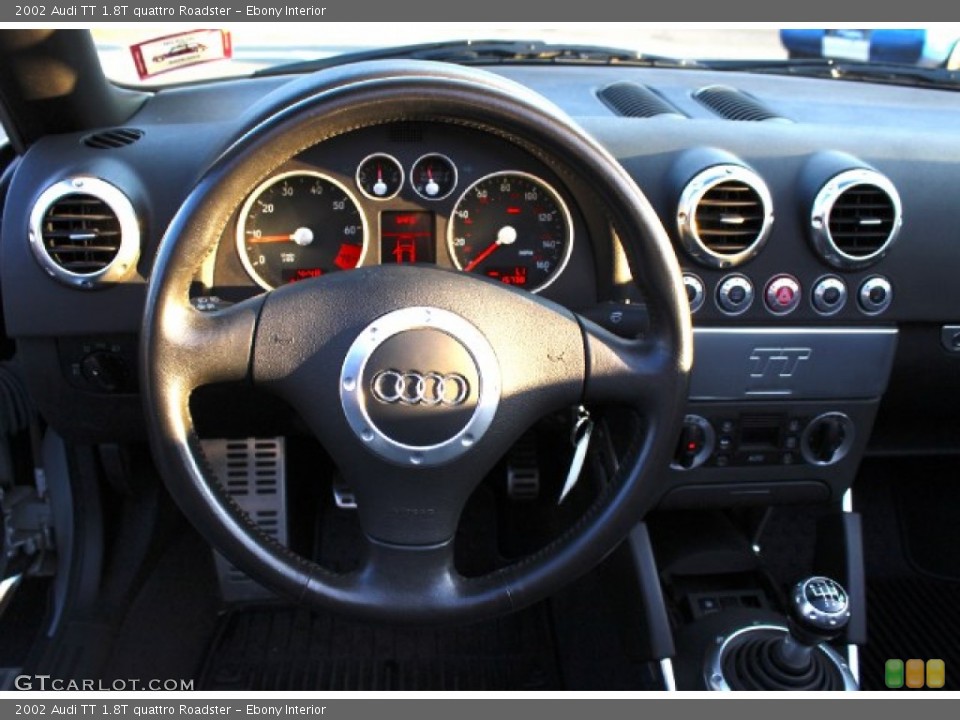 Ebony Interior Steering Wheel for the 2002 Audi TT 1.8T quattro Roadster #88859845