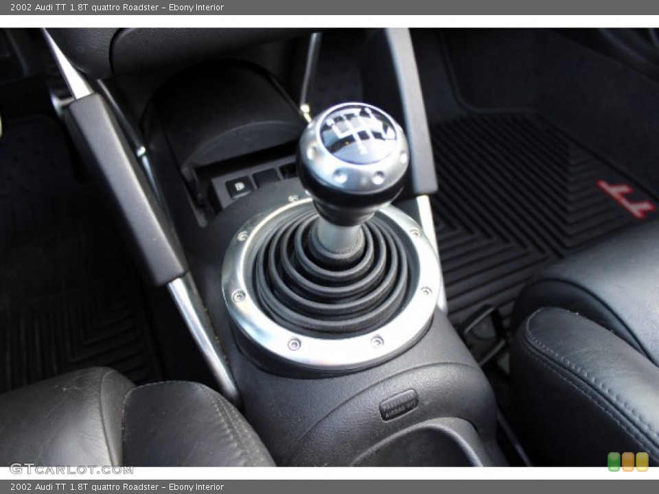 Ebony Interior Transmission for the 2002 Audi TT 1.8T quattro Roadster #88859908