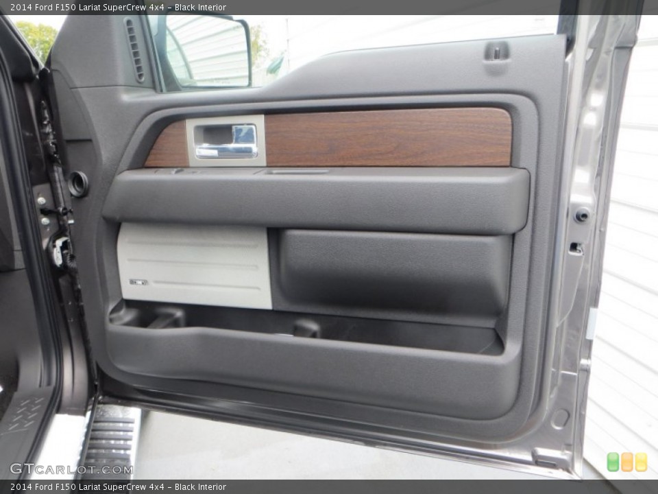 Black Interior Door Panel for the 2014 Ford F150 Lariat SuperCrew 4x4 #88861609