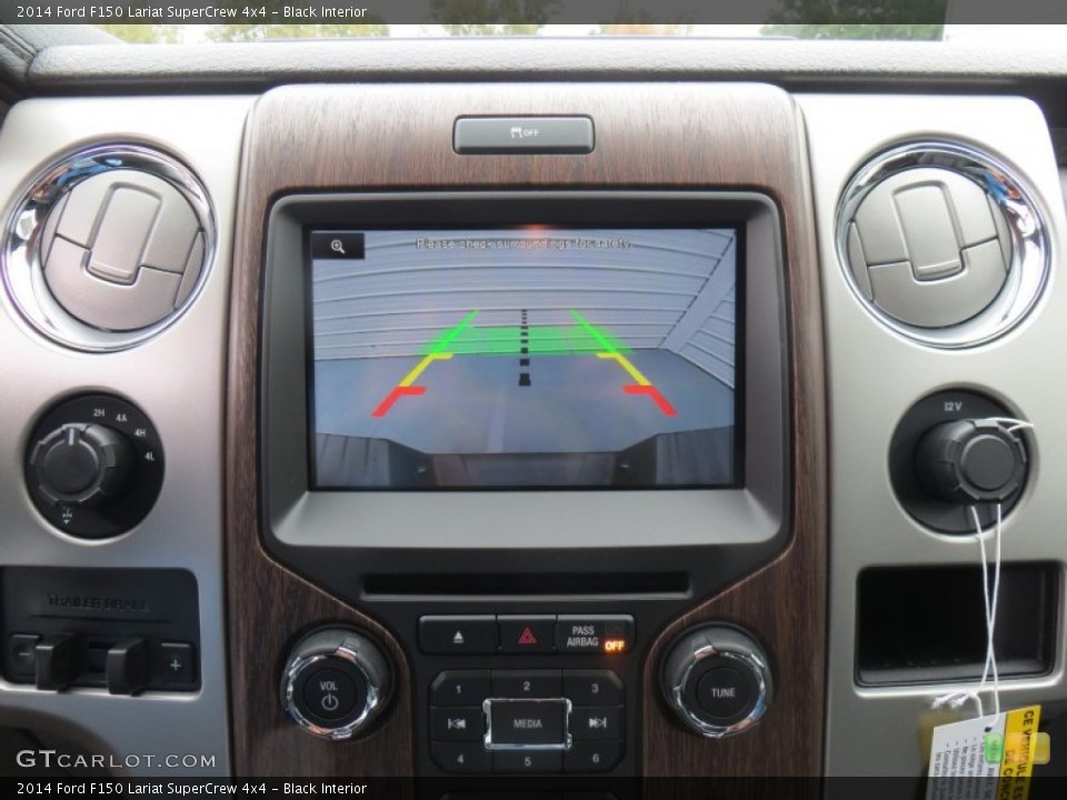 Black Interior Controls for the 2014 Ford F150 Lariat SuperCrew 4x4 #88861777