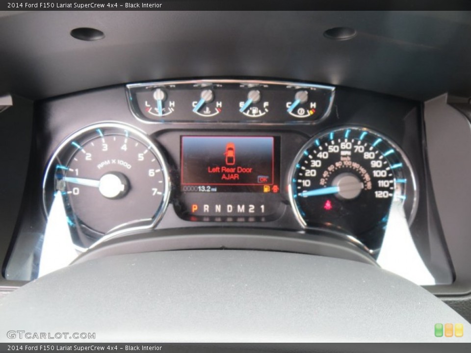 Black Interior Gauges for the 2014 Ford F150 Lariat SuperCrew 4x4 #88861816