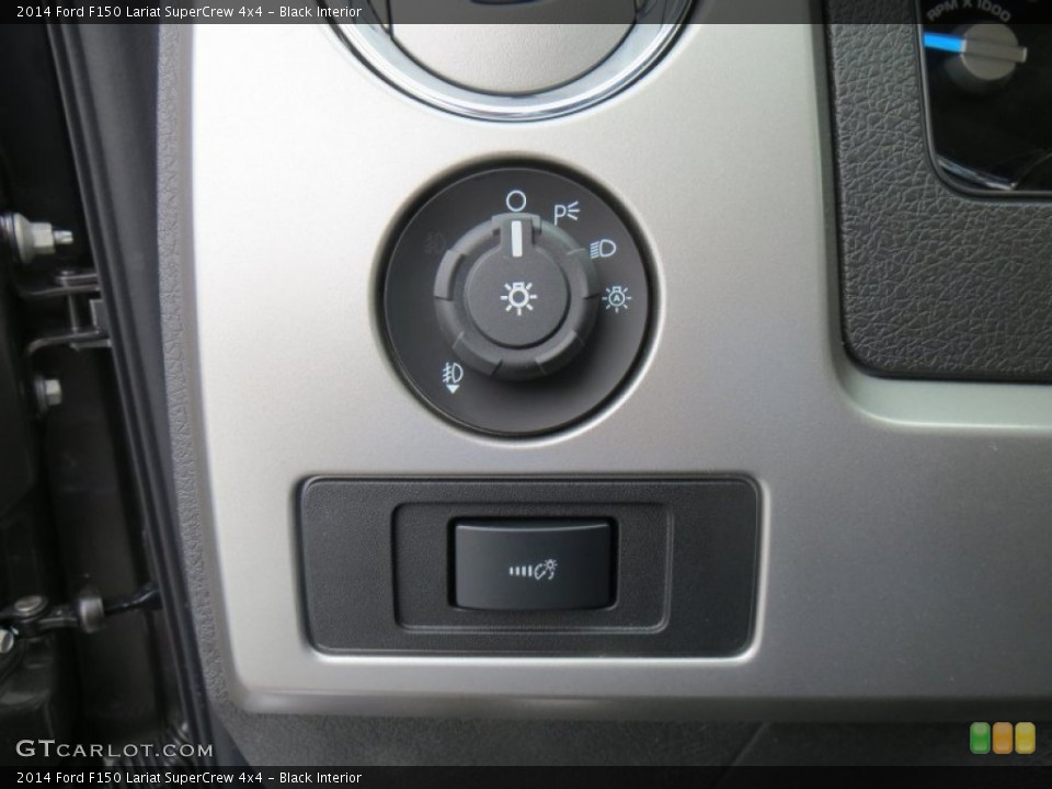 Black Interior Controls for the 2014 Ford F150 Lariat SuperCrew 4x4 #88861826