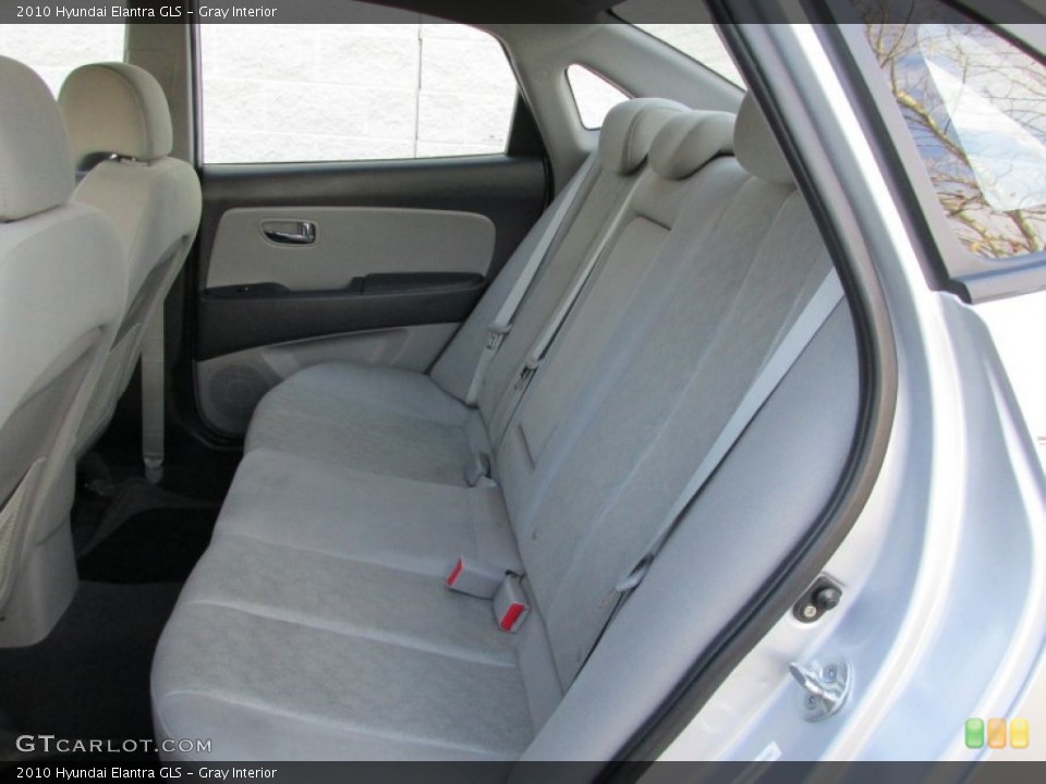Gray Interior Rear Seat for the 2010 Hyundai Elantra GLS #88870314
