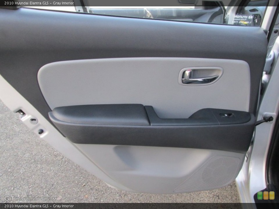 Gray Interior Door Panel for the 2010 Hyundai Elantra GLS #88870338