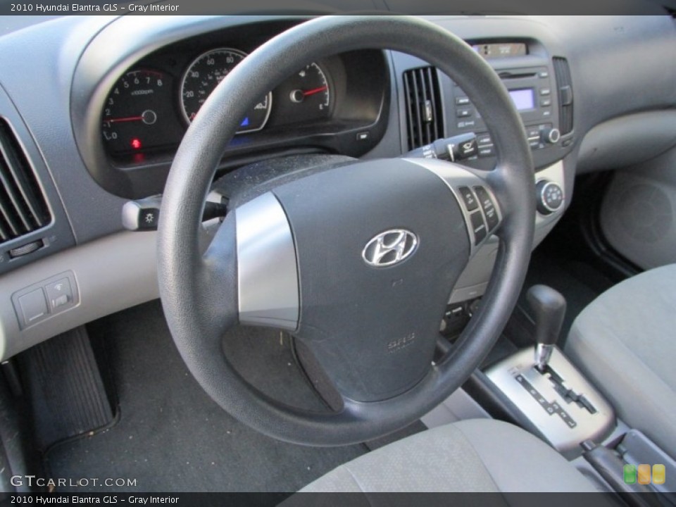 Gray Interior Dashboard for the 2010 Hyundai Elantra GLS #88870359
