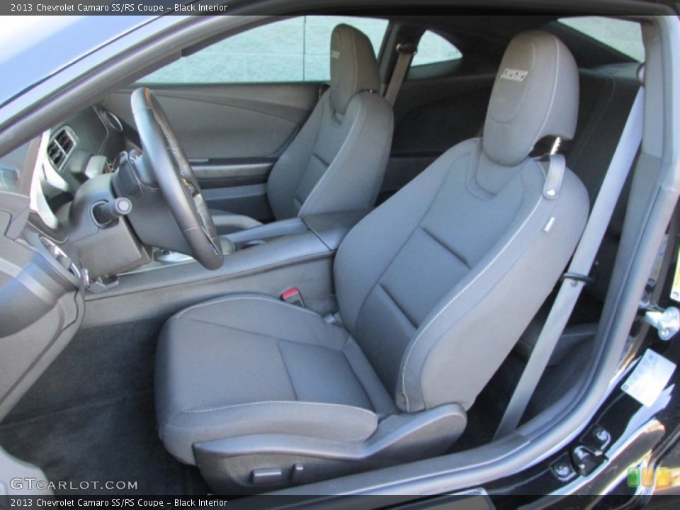 Black Interior Front Seat for the 2013 Chevrolet Camaro SS/RS Coupe #88871196