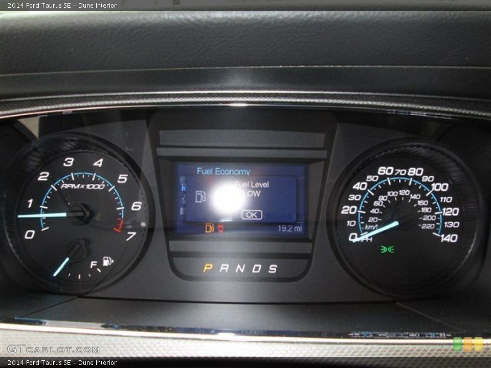 Dune Interior Gauges for the 2014 Ford Taurus SE #88871340