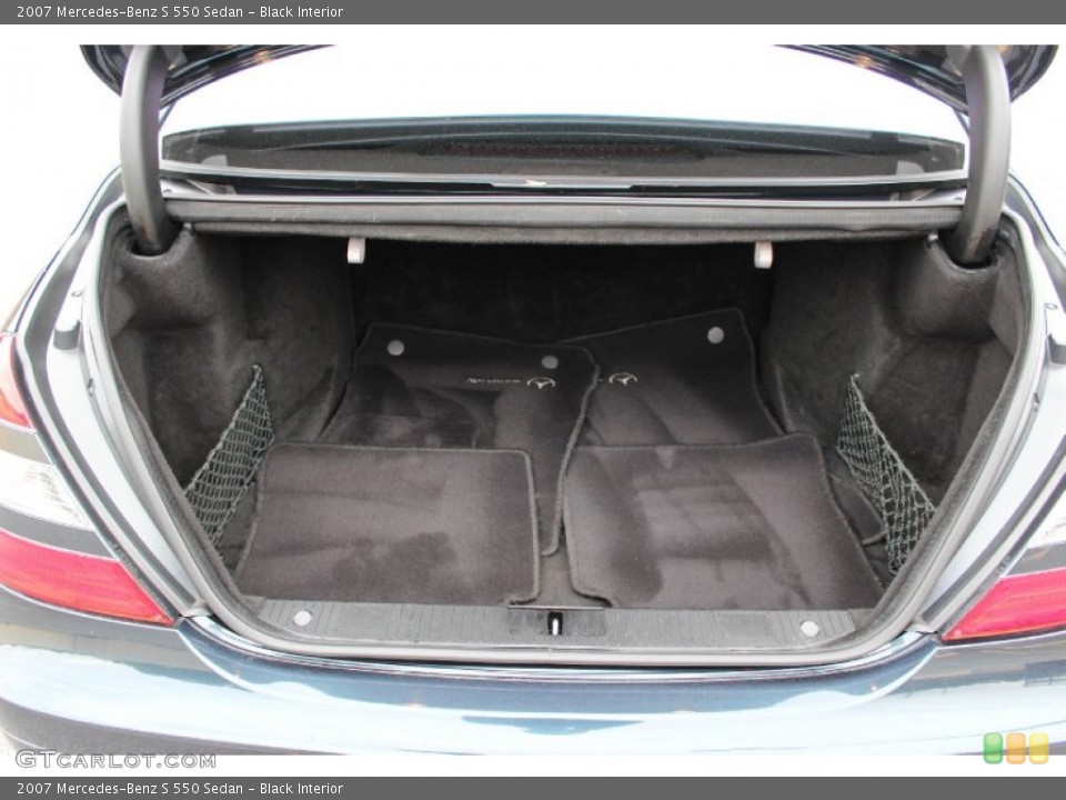 Black Interior Trunk for the 2007 Mercedes-Benz S 550 Sedan #88878138