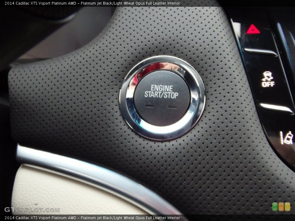 Platinum Jet Black/Light Wheat Opus Full Leather Interior Controls for the 2014 Cadillac XTS Vsport Platinum AWD #88884051