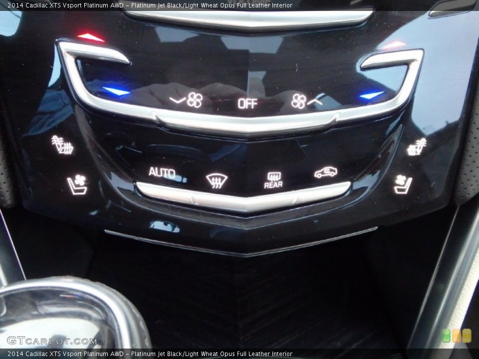Platinum Jet Black/Light Wheat Opus Full Leather Interior Controls for the 2014 Cadillac XTS Vsport Platinum AWD #88884057