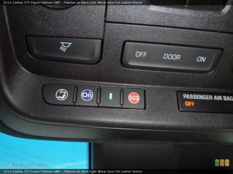 Platinum Jet Black/Light Wheat Opus Full Leather Interior Controls for the 2014 Cadillac XTS Vsport Platinum AWD #88884102