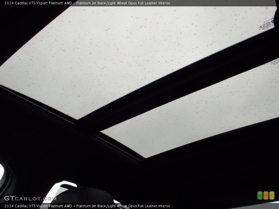 Platinum Jet Black/Light Wheat Opus Full Leather Interior Sunroof for the 2014 Cadillac XTS Vsport Platinum AWD #88884108