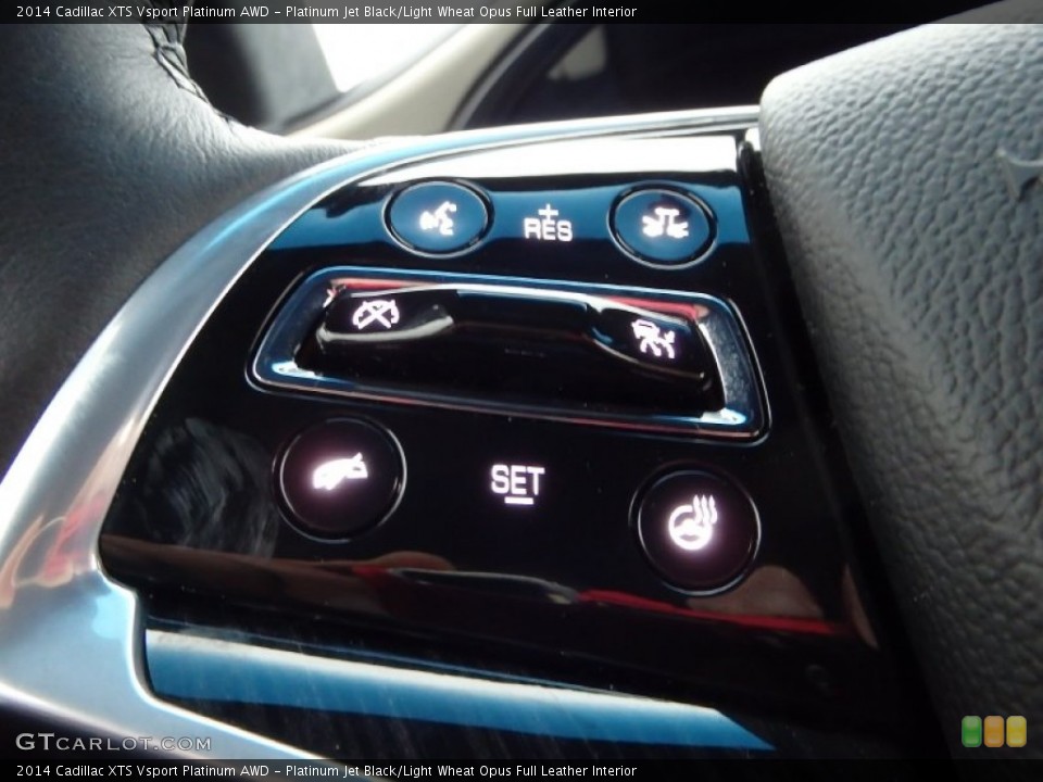 Platinum Jet Black/Light Wheat Opus Full Leather Interior Controls for the 2014 Cadillac XTS Vsport Platinum AWD #88884192