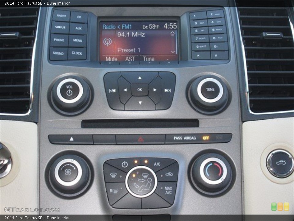 Dune Interior Controls for the 2014 Ford Taurus SE #88888306