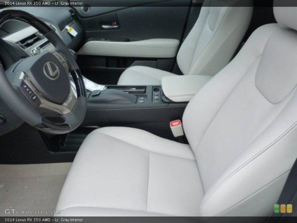 Lt. Gray Interior Front Seat for the 2014 Lexus RX 350 AWD #88893558