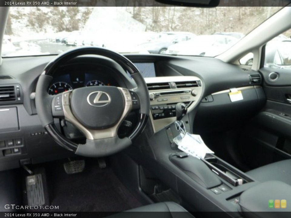 Black Interior Dashboard for the 2014 Lexus RX 350 AWD #88894011