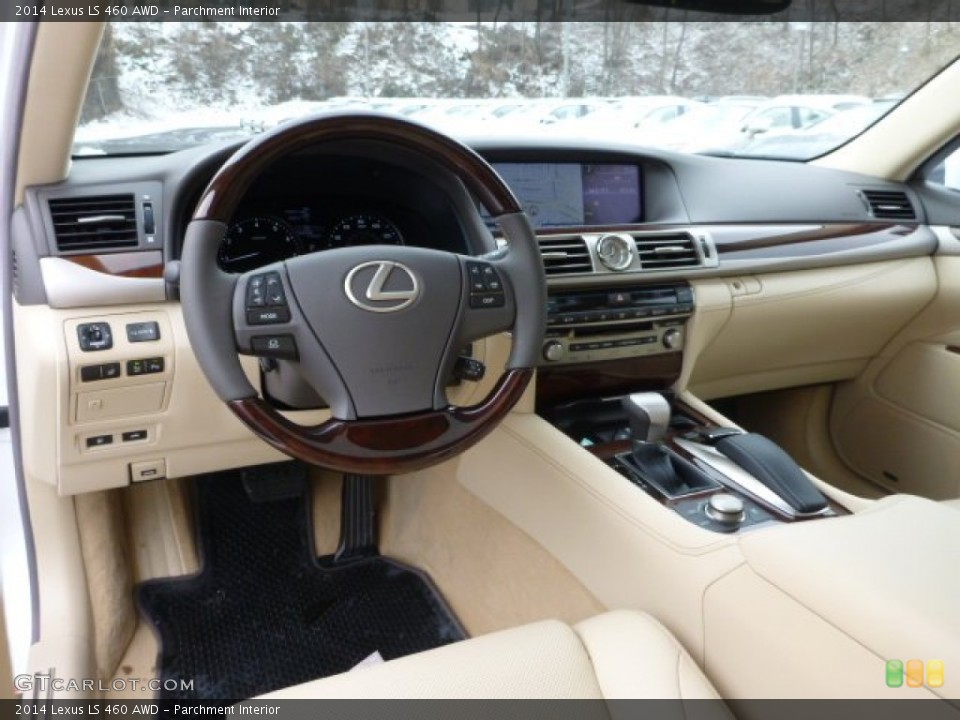 Parchment 2014 Lexus LS Interiors