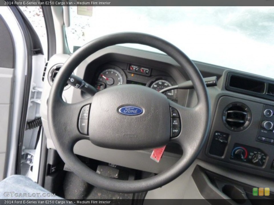 Medium Flint Interior Steering Wheel for the 2014 Ford E-Series Van E250 Cargo Van #88894545