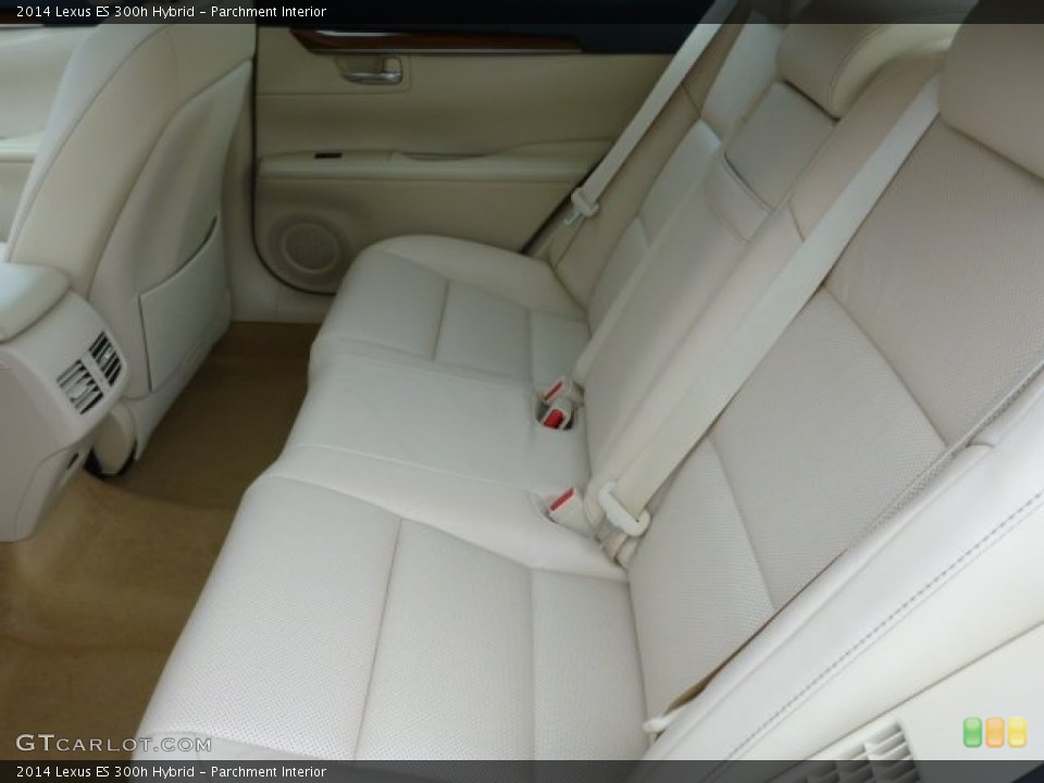 Parchment Interior Rear Seat for the 2014 Lexus ES 300h Hybrid #88895319