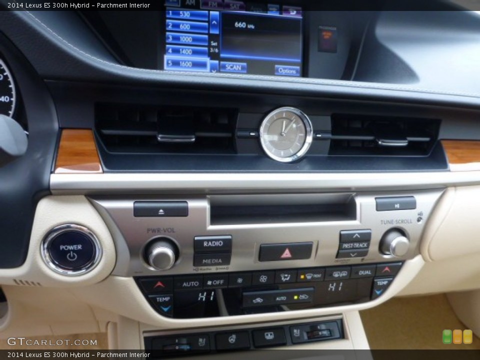 Parchment Interior Controls for the 2014 Lexus ES 300h Hybrid #88895484