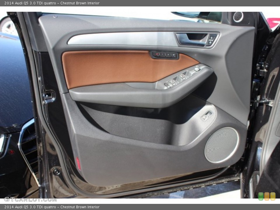 Chestnut Brown Interior Door Panel for the 2014 Audi Q5 3.0 TDI quattro #88899432