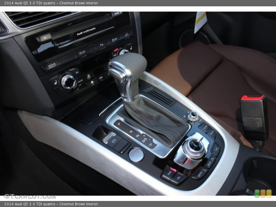 Chestnut Brown Interior Transmission for the 2014 Audi Q5 3.0 TDI quattro #88899556