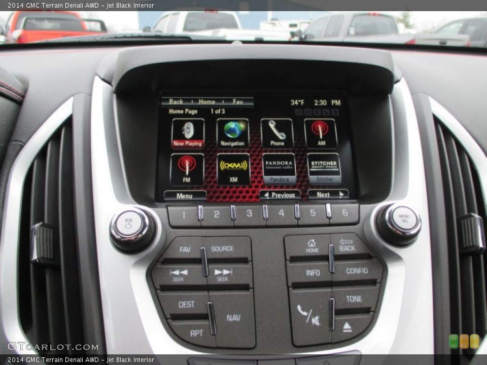 Jet Black Interior Controls for the 2014 GMC Terrain Denali AWD #88905924