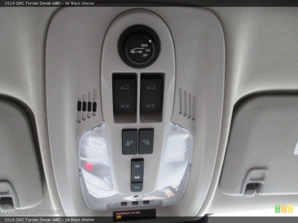 Jet Black Interior Controls for the 2014 GMC Terrain Denali AWD #88906197