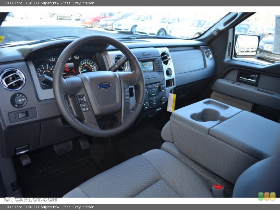 Steel Grey Interior Prime Interior for the 2014 Ford F150 XLT SuperCrew #88907923